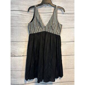 Ladakh Black & White Sleeveless Dress US 6